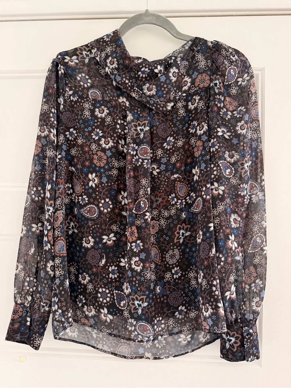 See By Chloe Floral Semi-sheer Blouse
